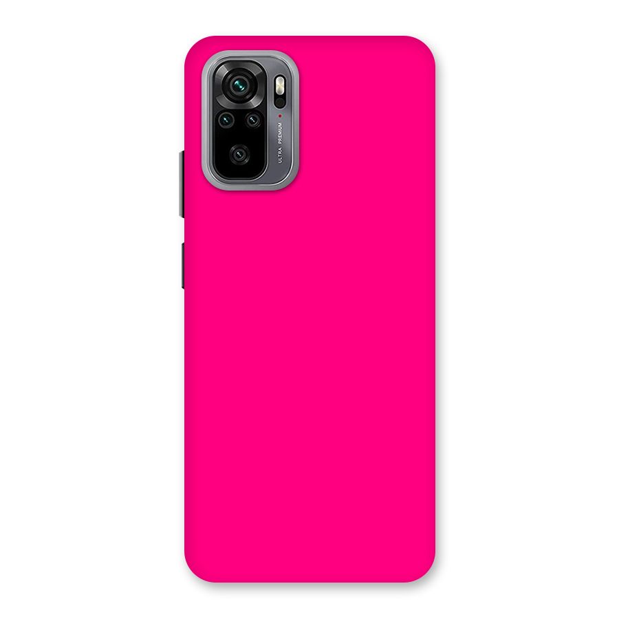 Hot Pink Back Case for Redmi Note 10
