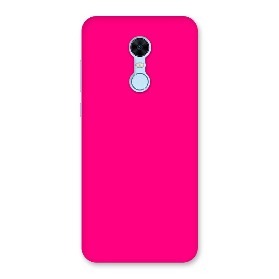 Hot Pink Back Case for Redmi Note 5