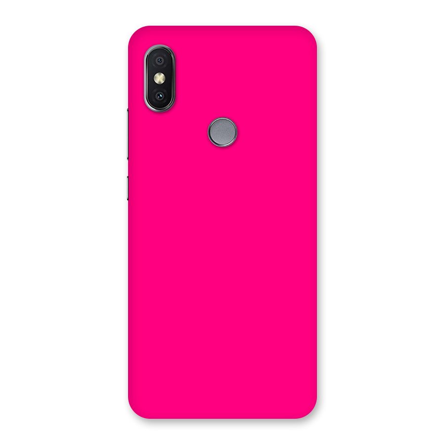 Hot Pink Back Case for Redmi Y2