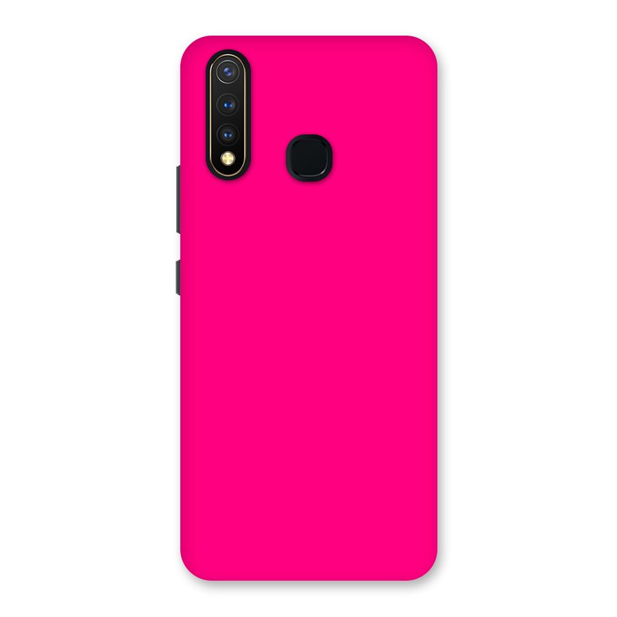 Hot Pink Back Case for Vivo U20