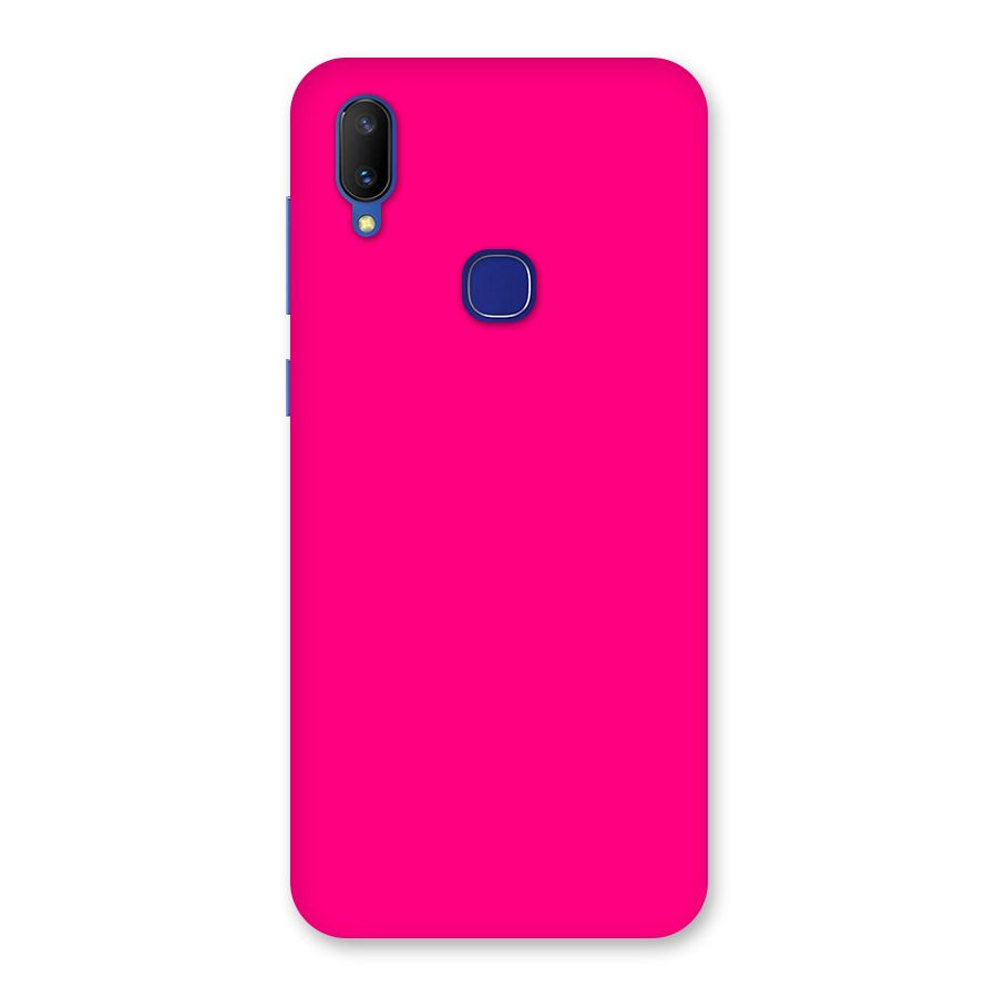 Hot Pink Back Case for Vivo V11