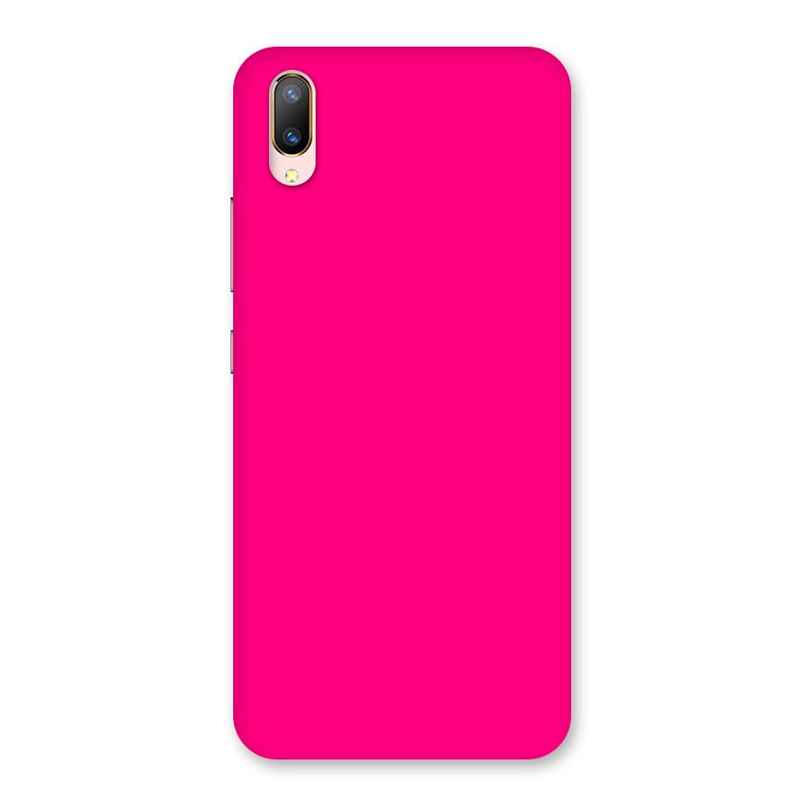 Hot Pink Back Case for Vivo V11 Pro