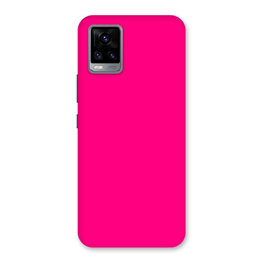 Hot Pink Back Case for Vivo V20