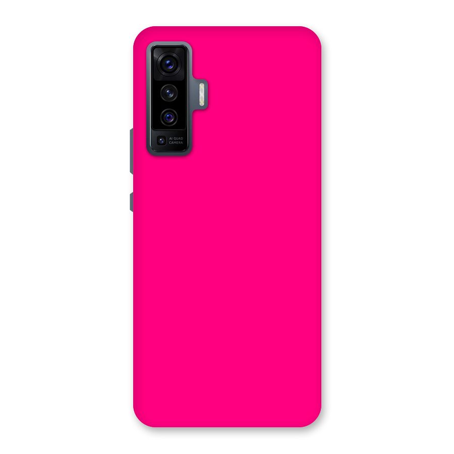 Hot Pink Back Case for Vivo X50