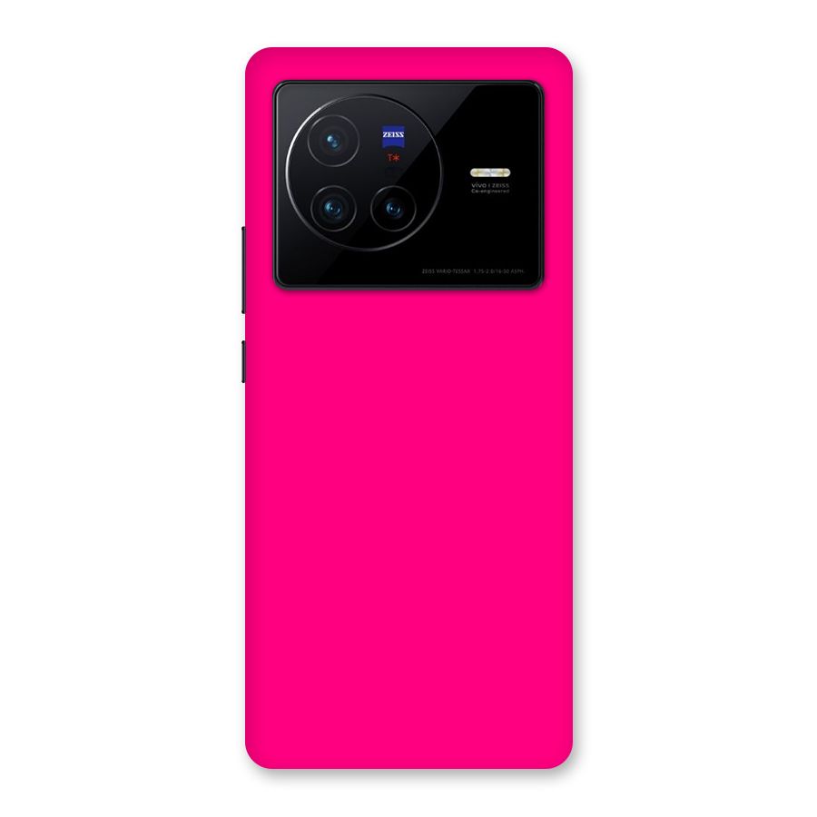 Hot Pink Back Case for Vivo X80