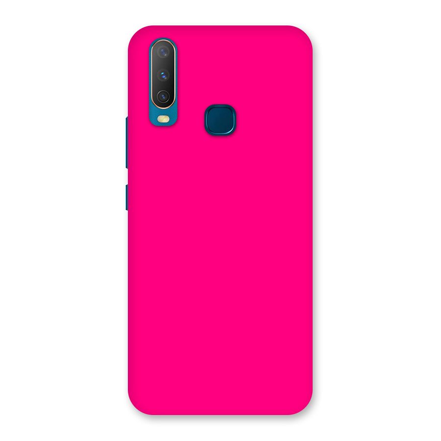 Hot Pink Back Case for Vivo Y17