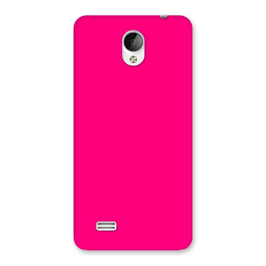 Hot Pink Back Case for Vivo Y21