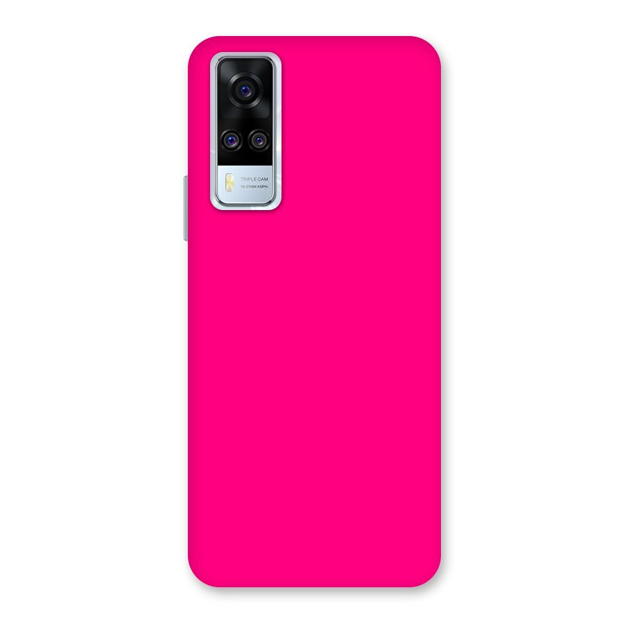 Hot Pink Back Case for Vivo Y31