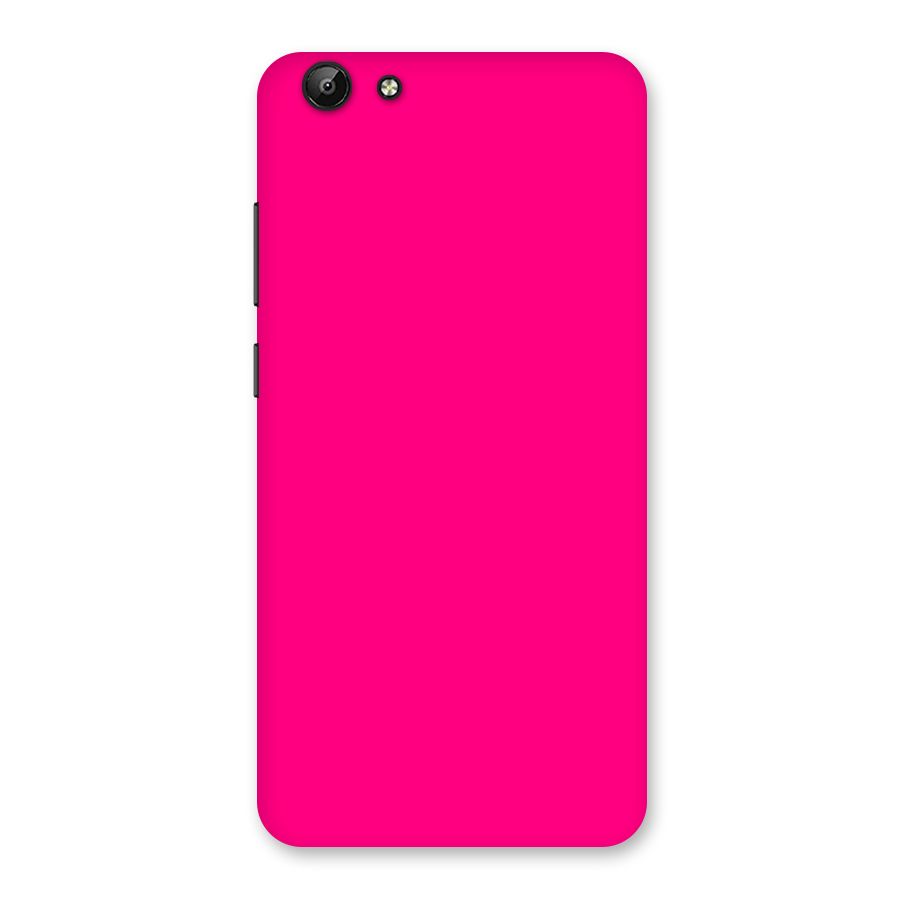 Hot Pink Back Case for Vivo Y69