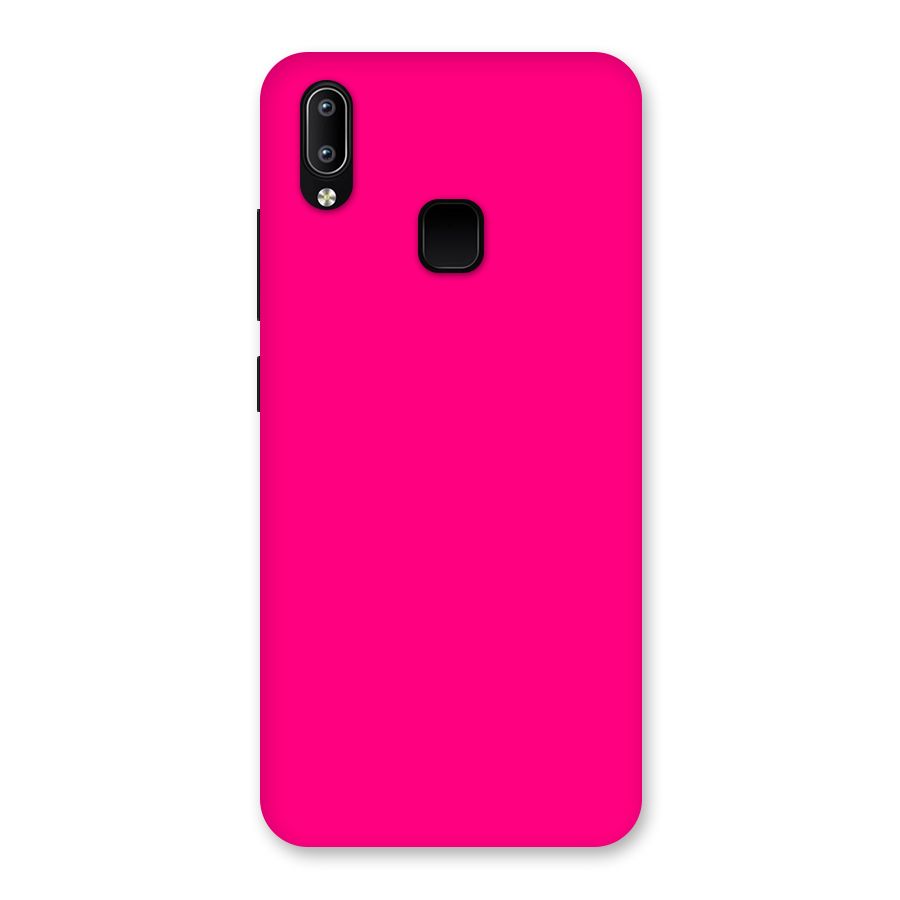 Hot Pink Back Case for Vivo Y93