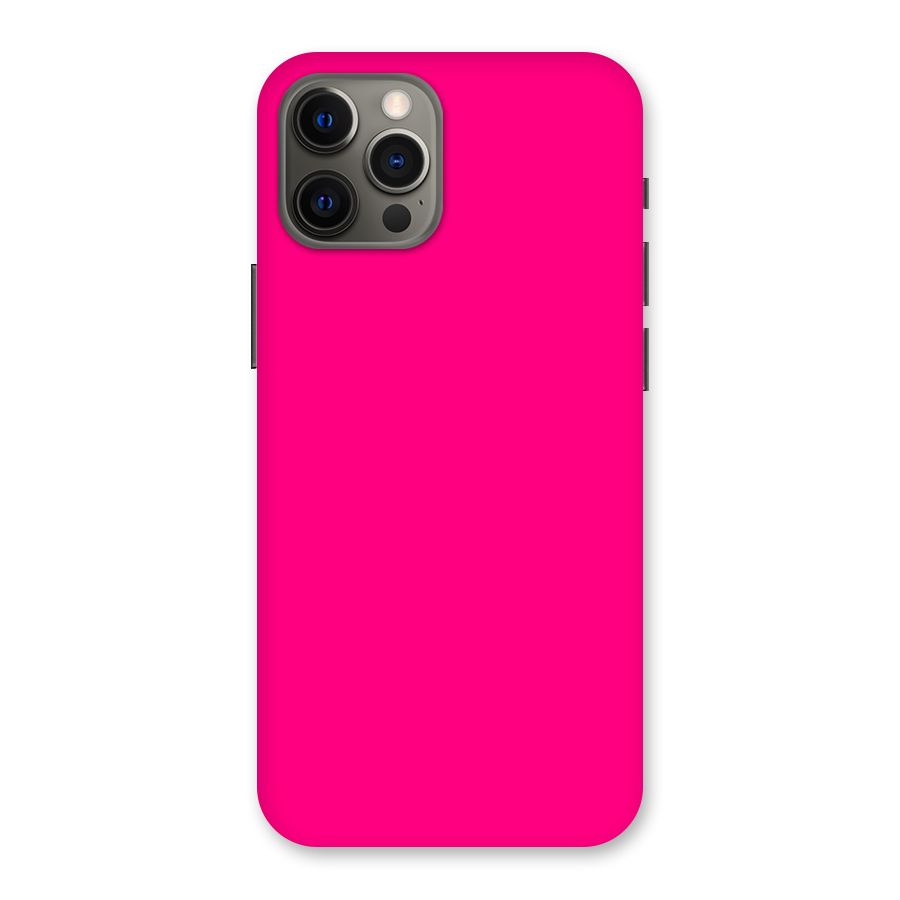 Hot Pink Back Case for iPhone 12 Pro Max
