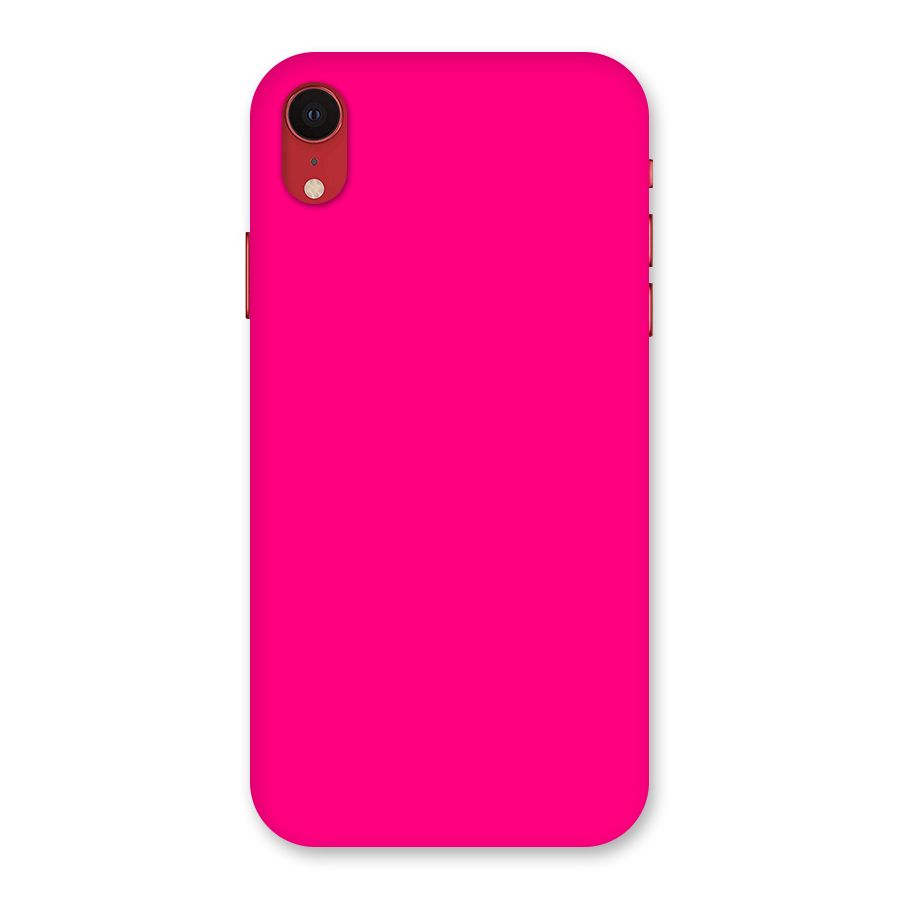 Hot Pink Back Case for iPhone XR