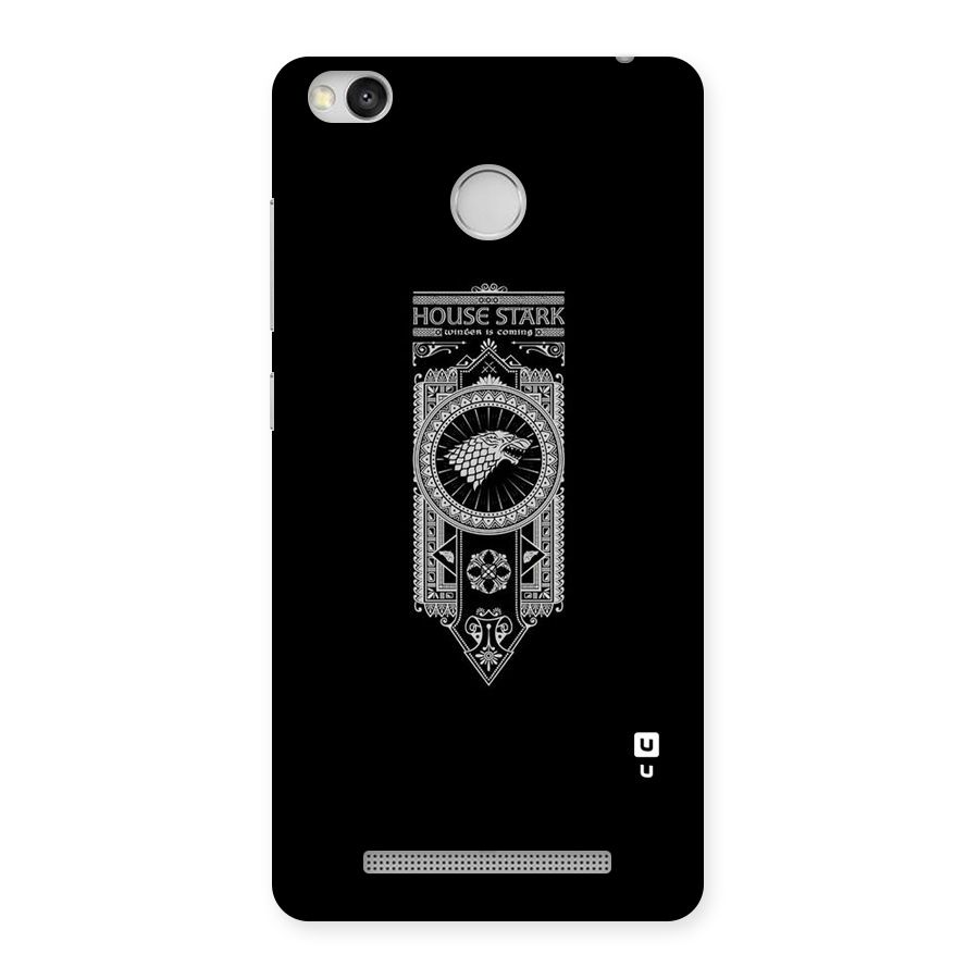House Banner Back Case for Redmi 3S Prime
