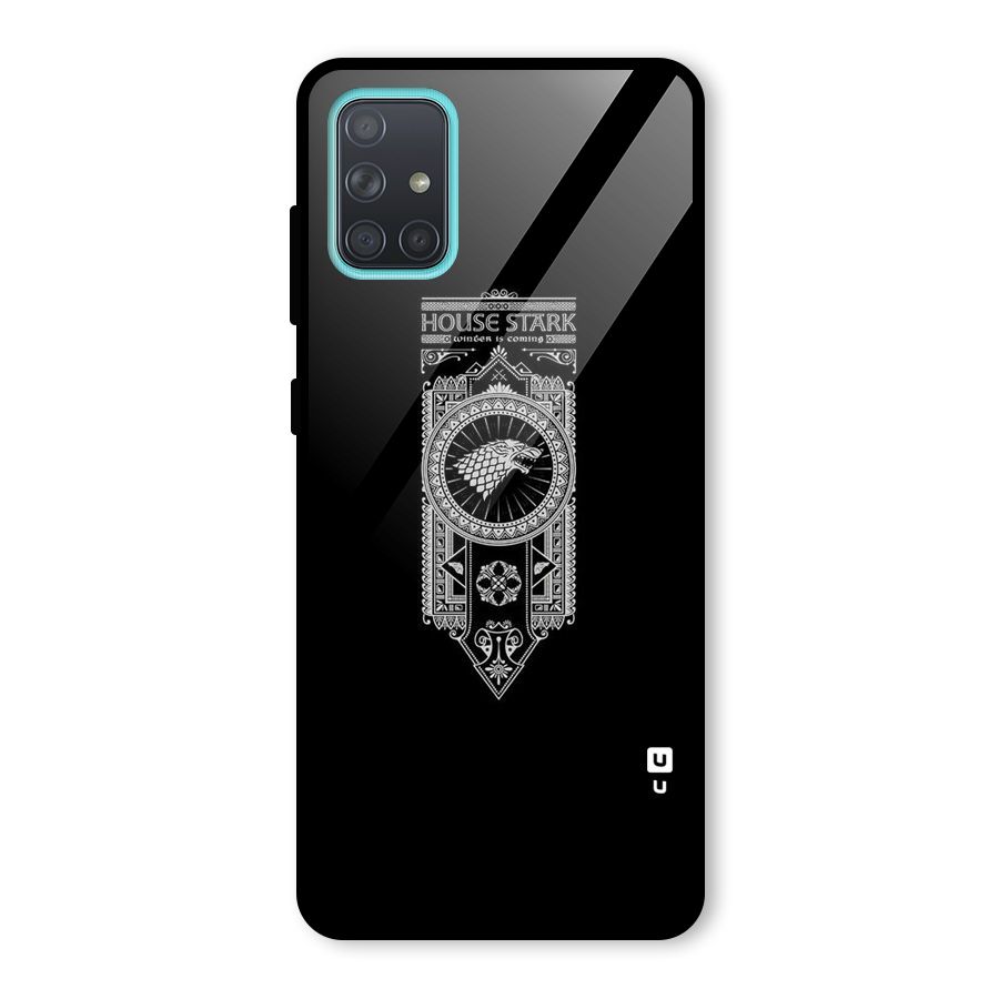 House Banner Glass Back Case for Galaxy A71