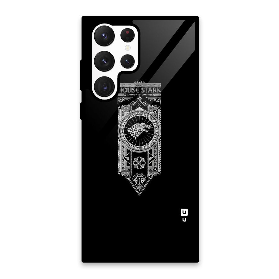 House Banner Glass Back Case for Galaxy S22 Ultra 5G
