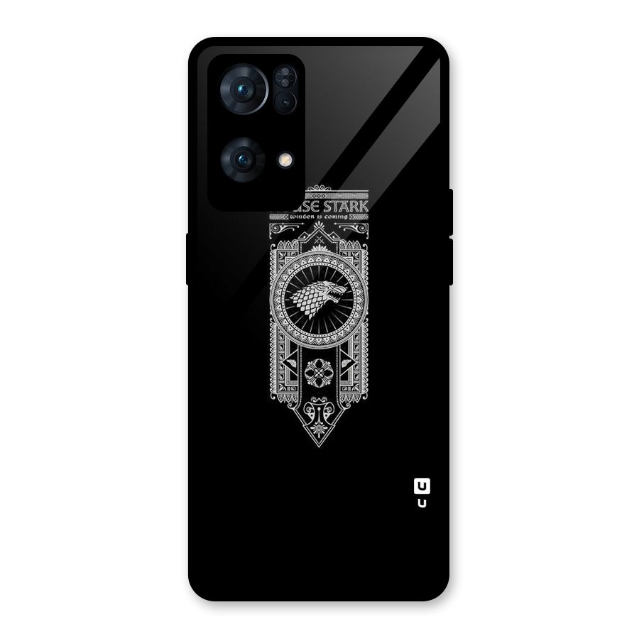 House Banner Glass Back Case for Oppo Reno7 Pro 5G