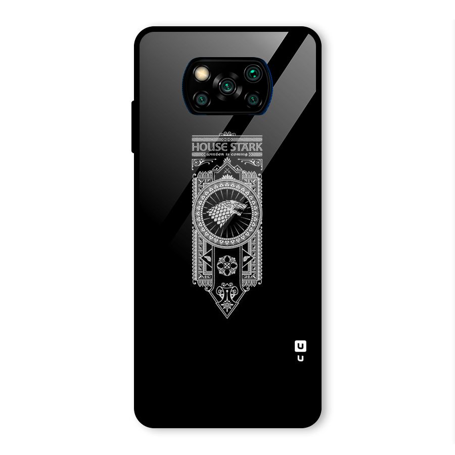 House Banner Glass Back Case for Poco X3 Pro