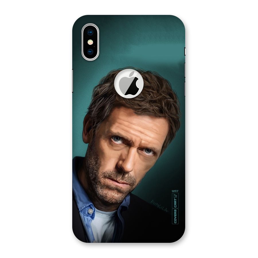 House MD Back Case for iPhone X Logo Cut