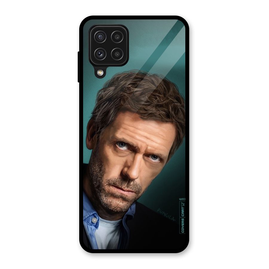 House MD Glass Back Case for Galaxy A22 4G