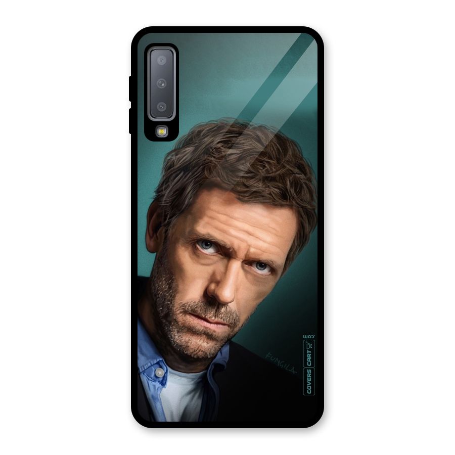 House MD Glass Back Case for Galaxy A7 (2018)