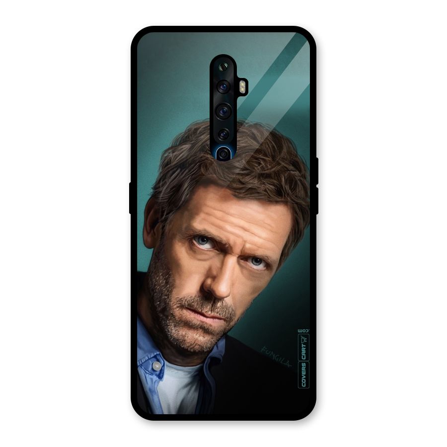 House MD Glass Back Case for Oppo Reno2 F