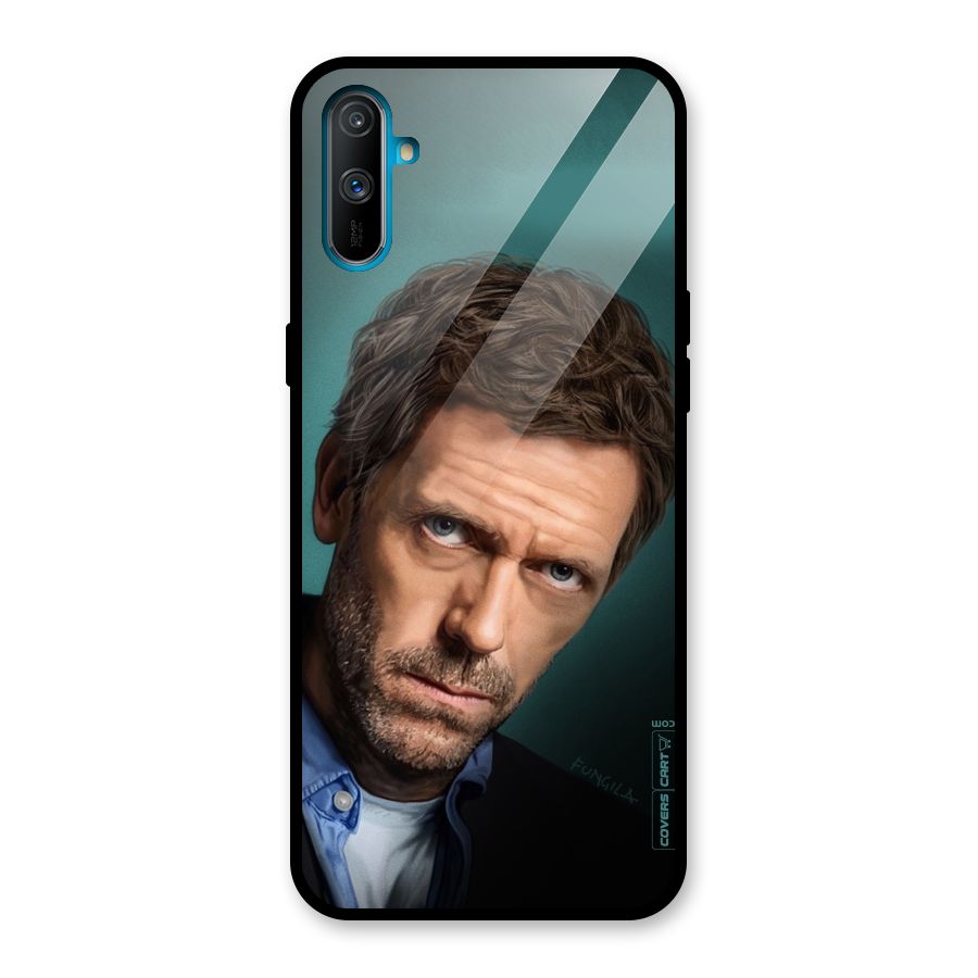 House MD Glass Back Case for Realme C3