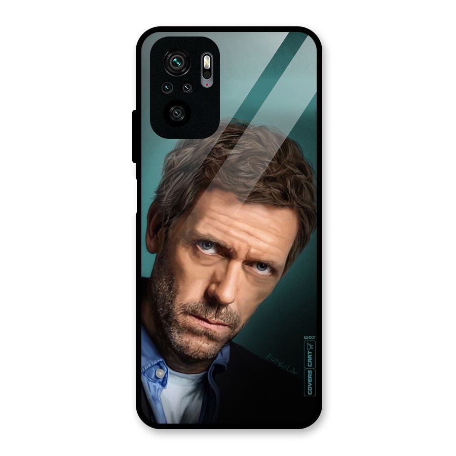 House MD Glass Back Case for Redmi Note 10S