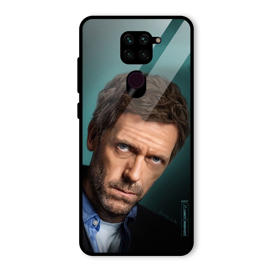 House MD Glass Back Case for Redmi Note 9