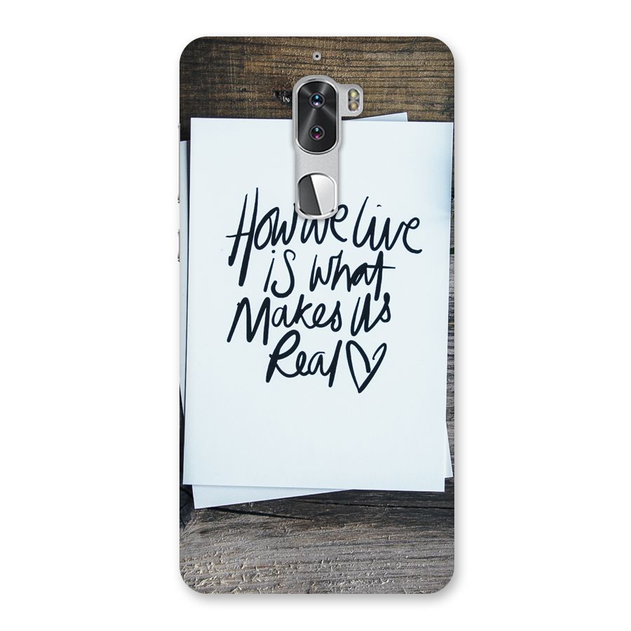 How We Live Back Case for Coolpad Cool 1