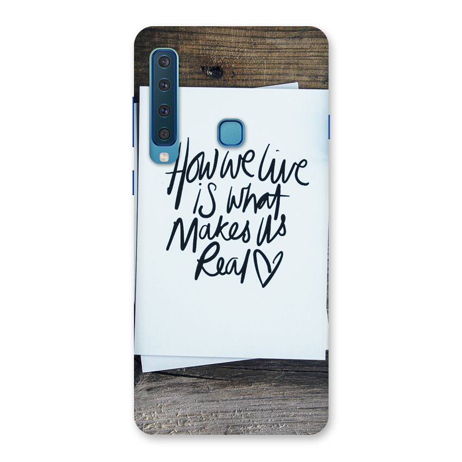 How We Live Back Case for Galaxy A9 (2018)