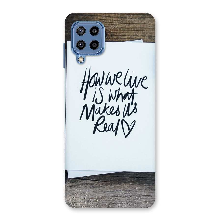 How We Live Back Case for Galaxy M32