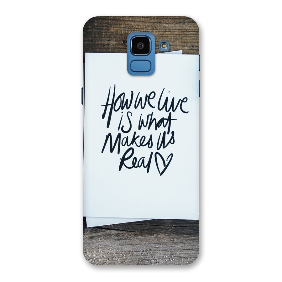 How We Live Back Case for Galaxy On6