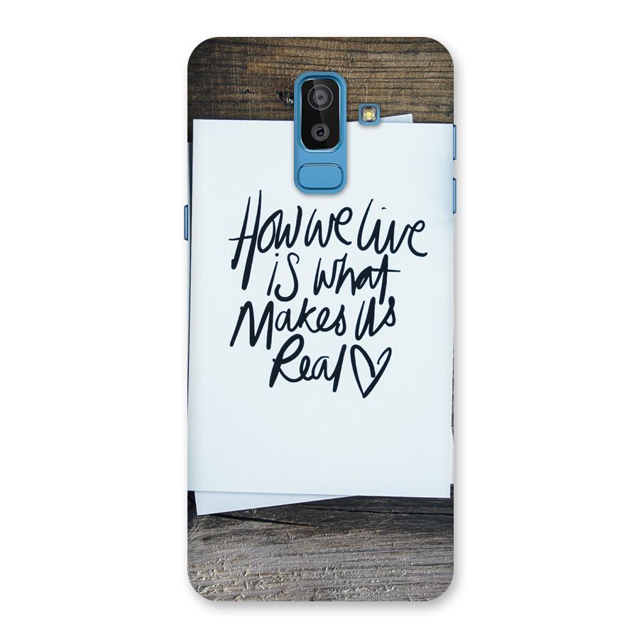 How We Live Back Case for Galaxy On8 (2018)