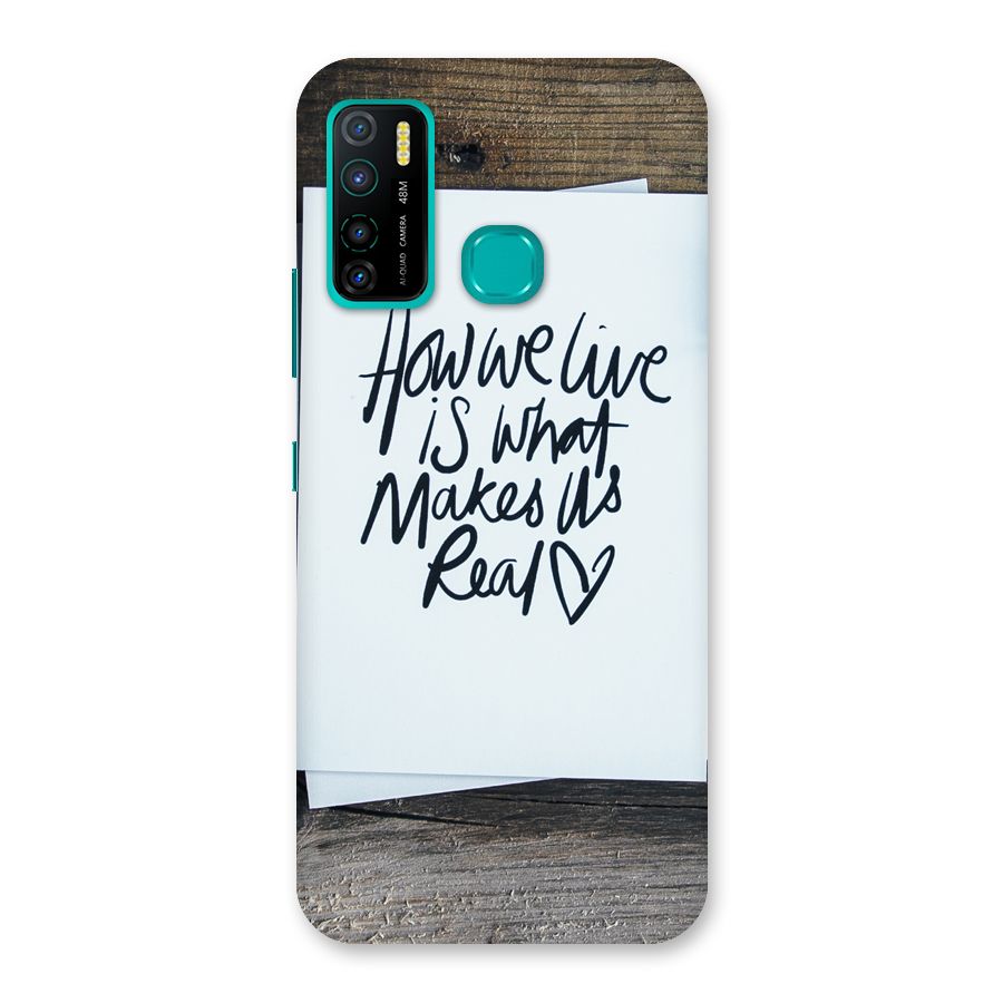 How We Live Back Case for Infinix Hot 9 Pro