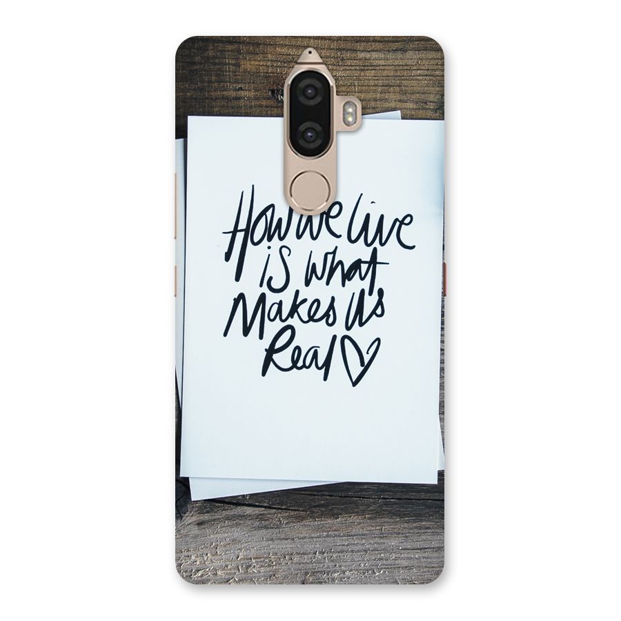 How We Live Back Case for Lenovo K8 Note