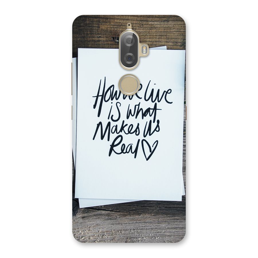 How We Live Back Case for Lenovo K8 Plus
