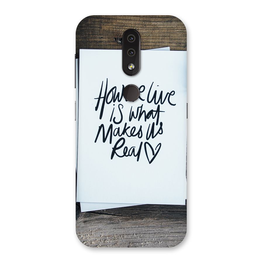 How We Live Back Case for Nokia 4.2