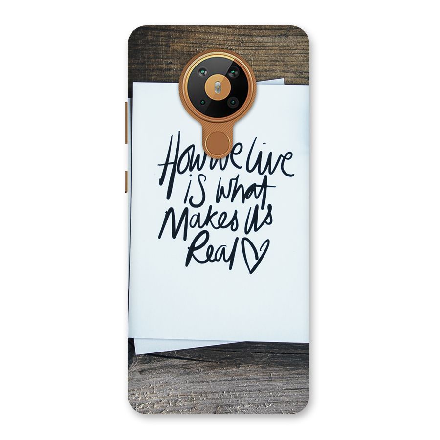 How We Live Back Case for Nokia 5.3