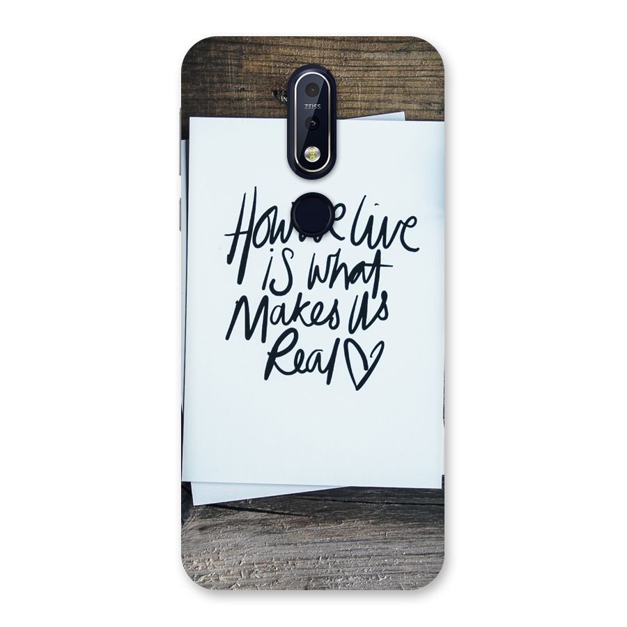 How We Live Back Case for Nokia 7.1