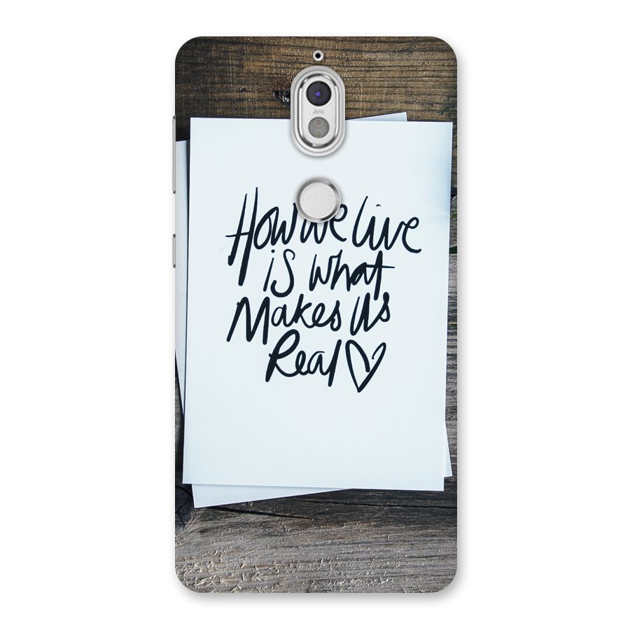 How We Live Back Case for Nokia 7