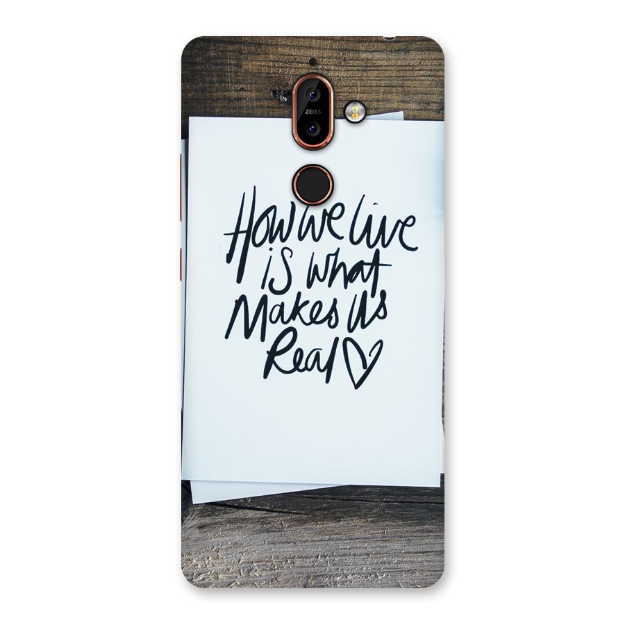 How We Live Back Case for Nokia 7 Plus