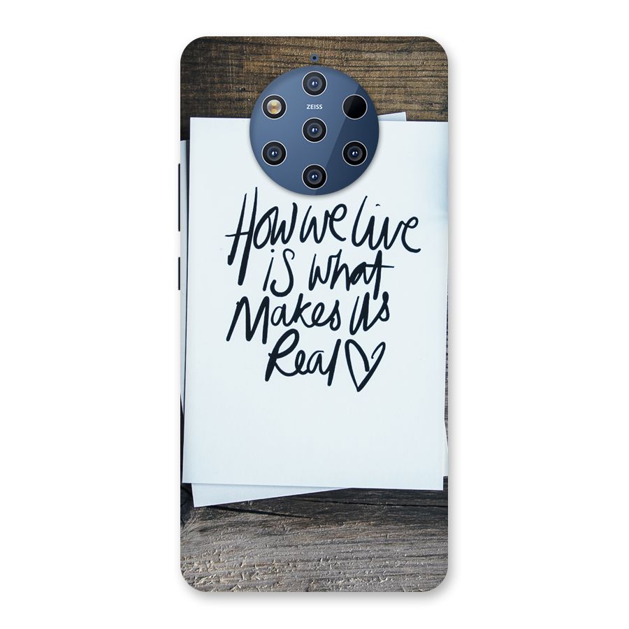 How We Live Back Case for Nokia 9 PureView