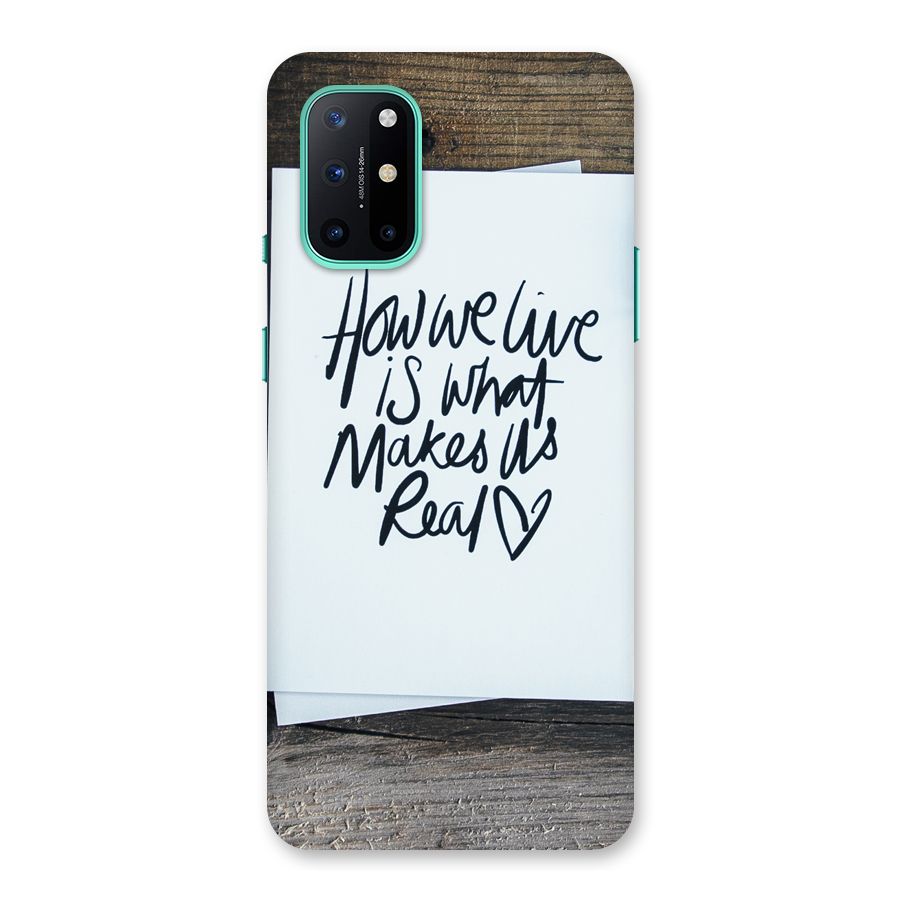 How We Live Back Case for OnePlus 8T