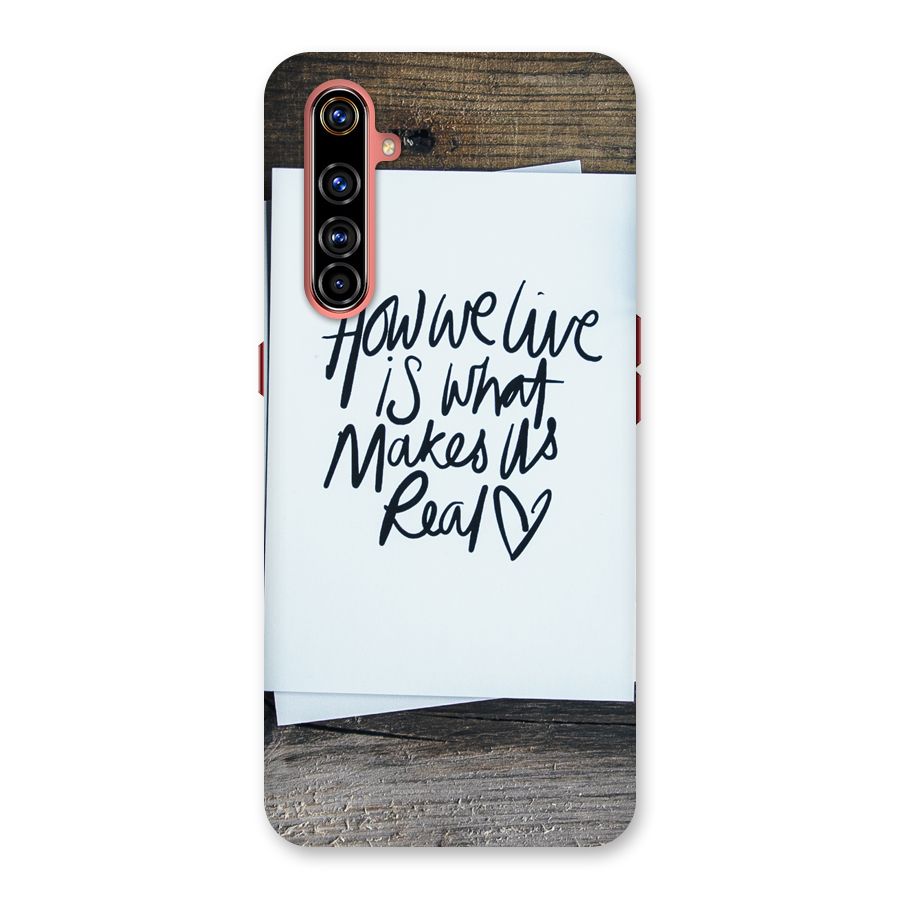 How We Live Back Case for Realme X50 Pro