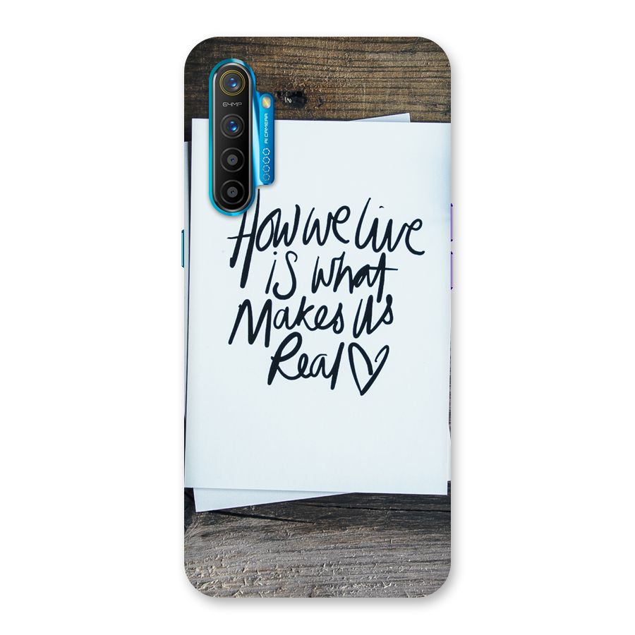 How We Live Back Case for Realme XT