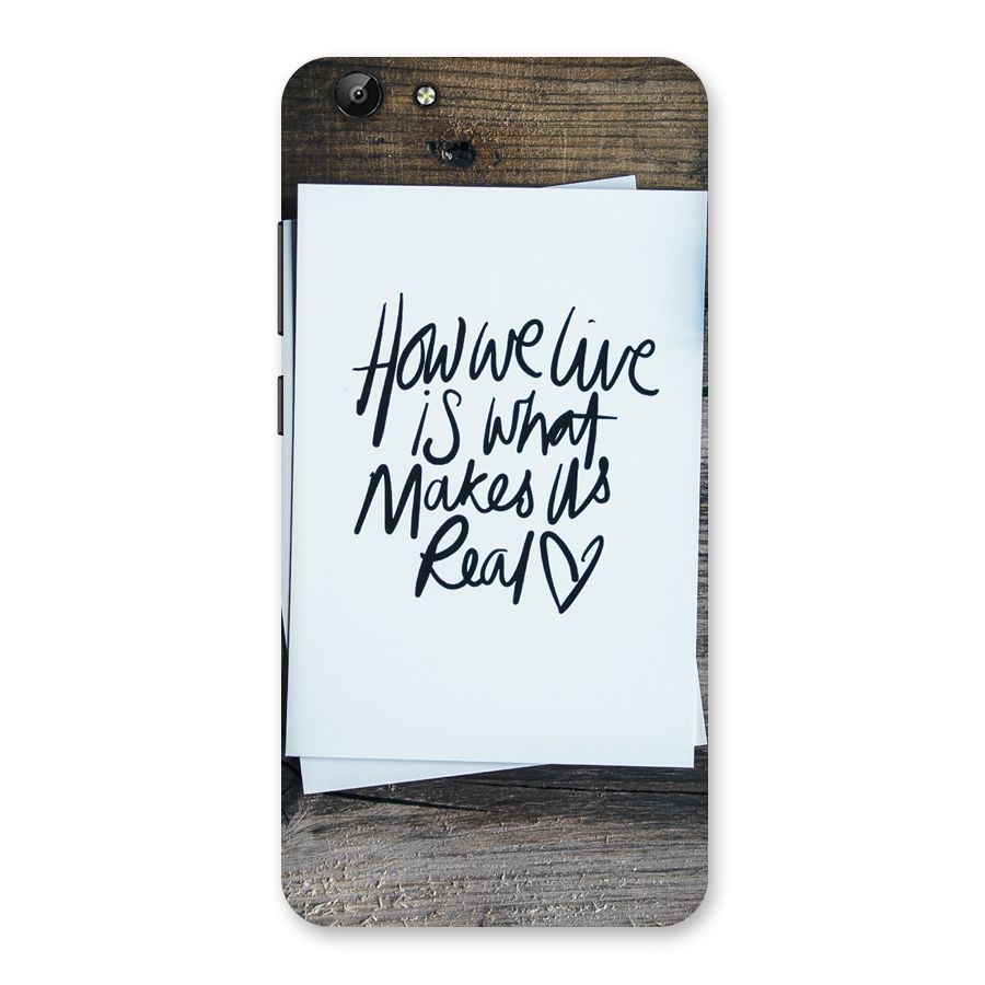 How We Live Back Case for Vivo Y69