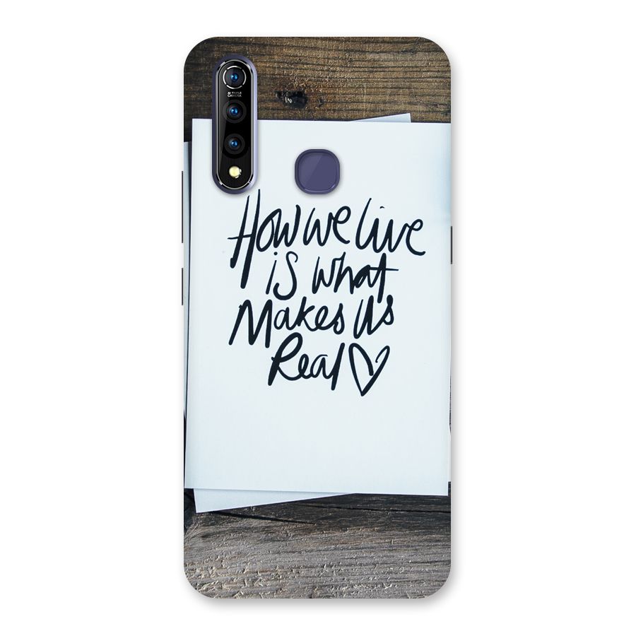 How We Live Back Case for Vivo Z1 Pro