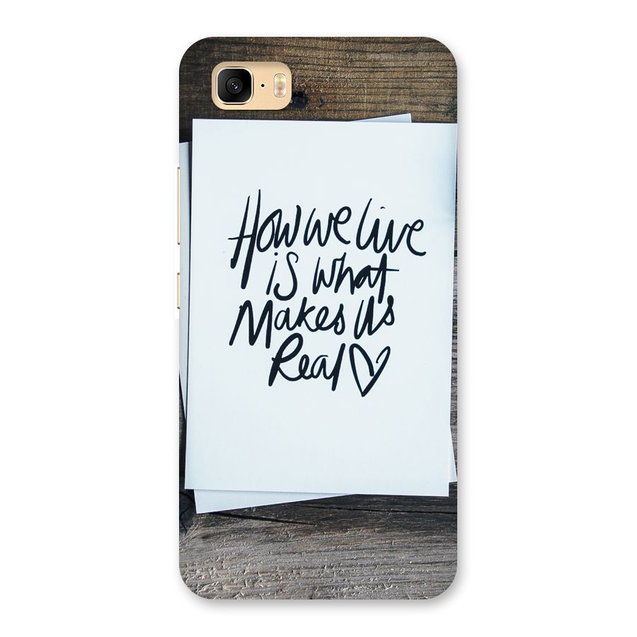 How We Live Back Case for Zenfone 3s Max