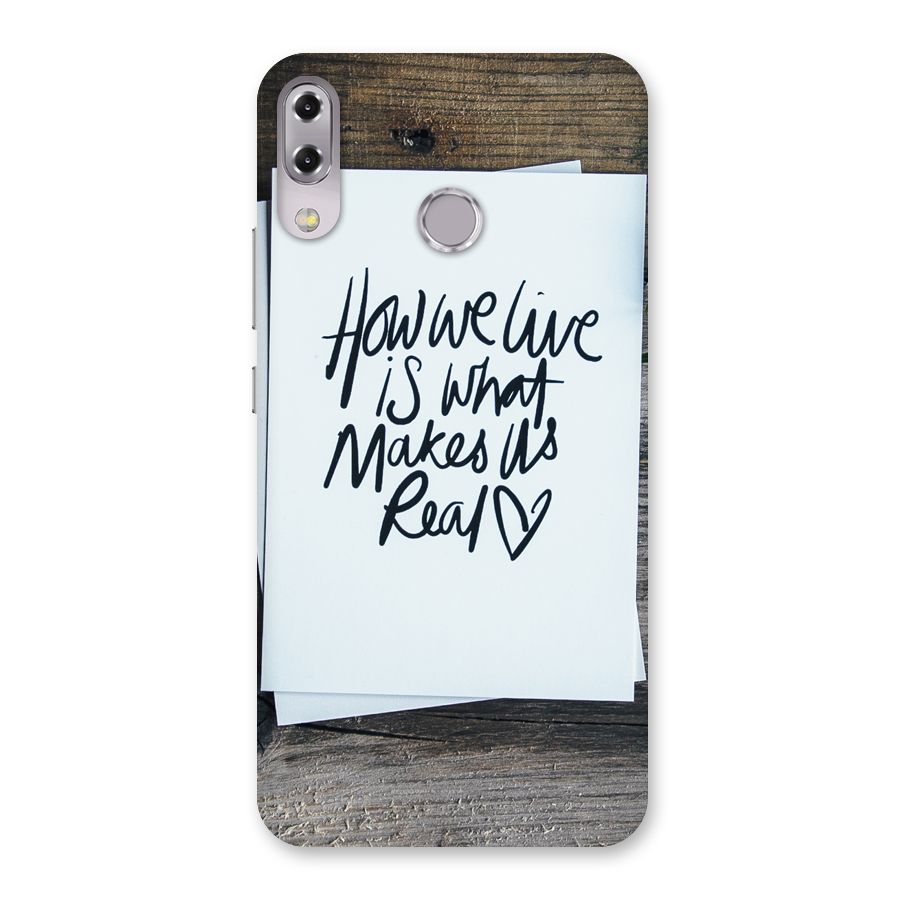 How We Live Back Case for Zenfone 5Z