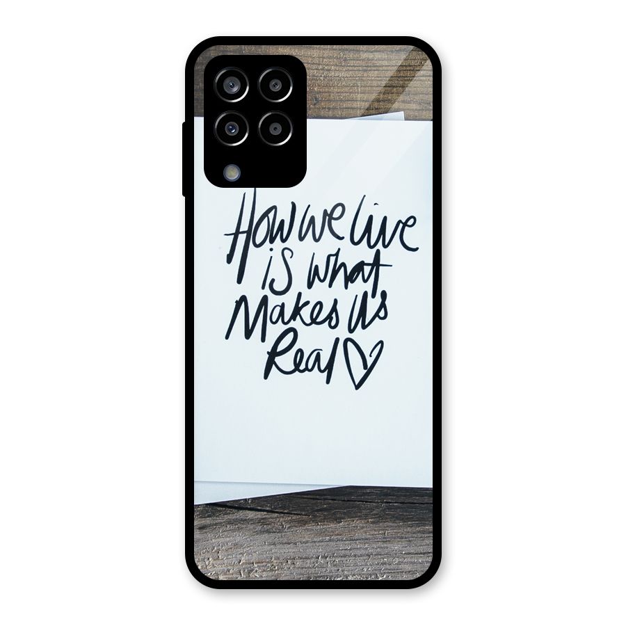 How We Live Glass Back Case for Galaxy M33
